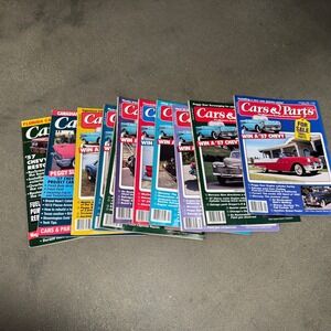Vtg 1992 Cars & Parts‎ Lot of 12 Magazines Automobile Car Hobbyist
